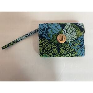 Vera Bradley Camofloral Your Turn Lock Wristlet 6 x 5"